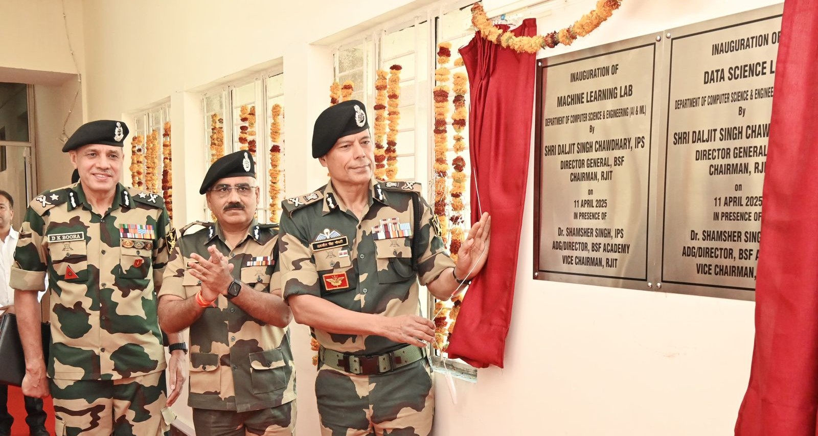 Inauguration of Data Science Lab by Hon'ble DG, BSF