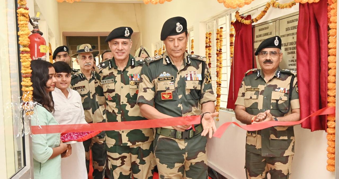 Inauguration of Data Science Lab by Hon'ble DG, BSF