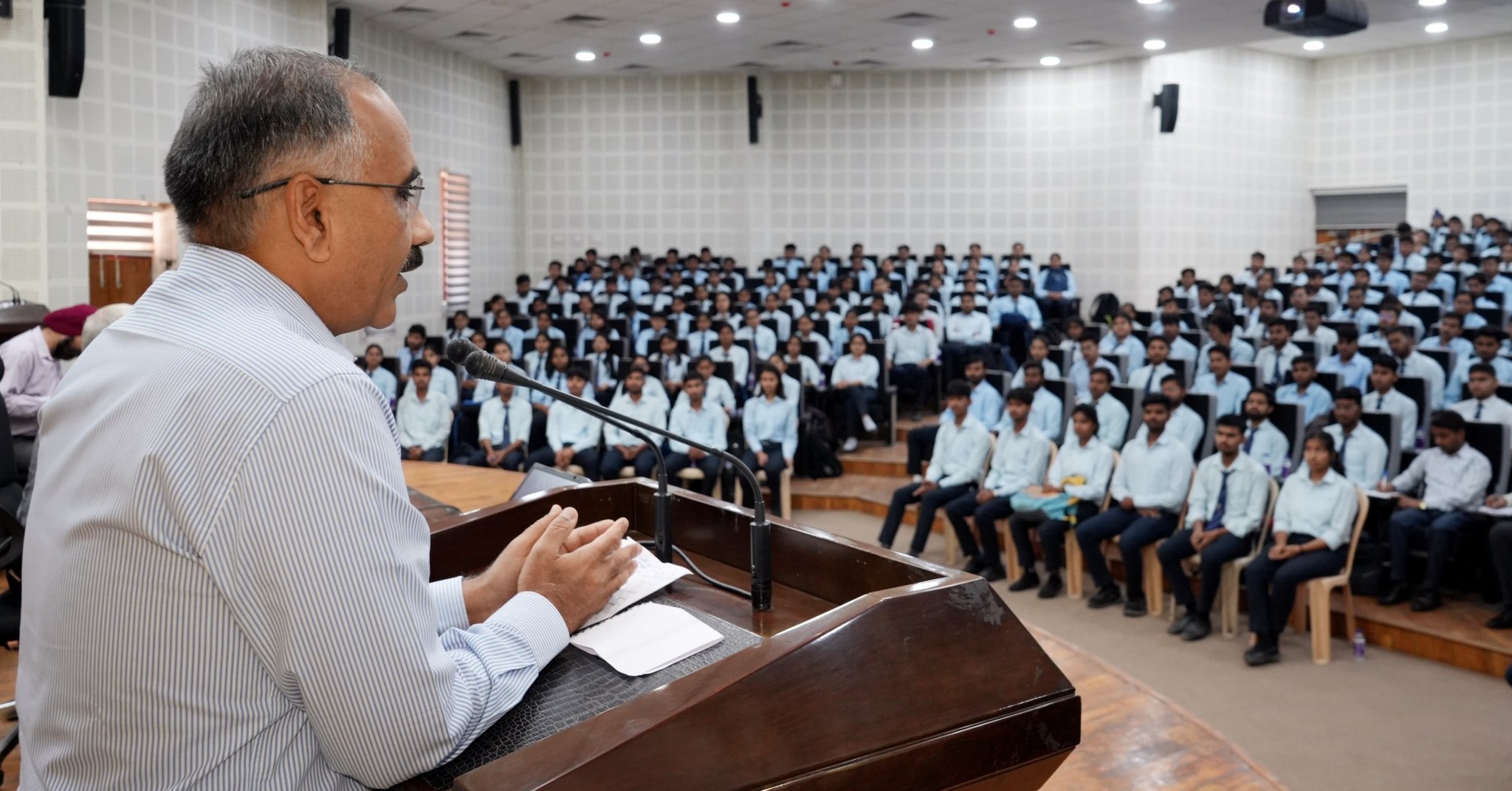 Hon'ble ADG, BSF Academy interacting with RJIT Students