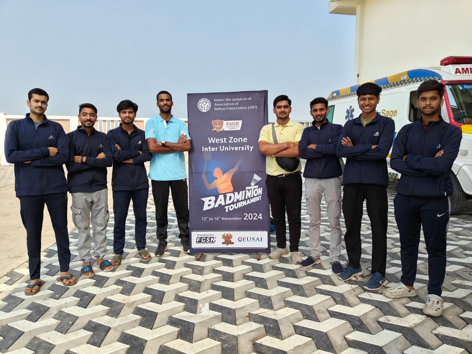 RJIT’s Badminton Star: Samarth Babu Heads to West Zone Championship