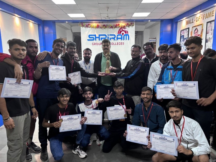 RJIT Boys’ Kho-Kho Team Dominates: First Place Victory at Nodal Level Championship